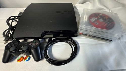 Sony playstation slim black - playstation,